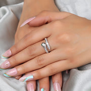 Serpent Elegance Silver Ring