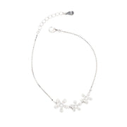 Triple Flower Silver Bracelet
