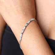 Bamboo Shine Silver Bracelet