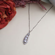 Sparkling Trinity Silver Pendant