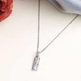 Timeless Hourglass Silver Pendant