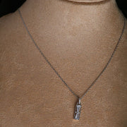 Timeless Hourglass Silver Pendant