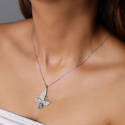 Queen Of Wings Silver Pendant