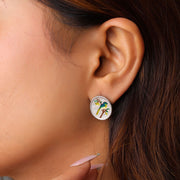 Songbird Garden Silver Earring