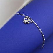 Charming Beads Silver Bracelet