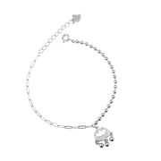 Charming Beads Silver Bracelet