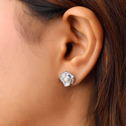 Elegant Pearl Silver Earring