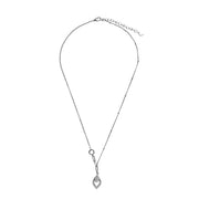 Pear Drop Silver Pendant