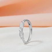 Minimal Band Silver Ring