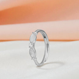 Minimal Band Silver Ring