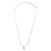 Elegant Teardrop Silver Pendant