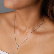 Elegant Teardrop Silver Pendant