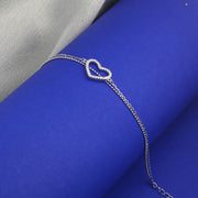 Eternal Heart Silver Bracelet