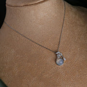 Dewdrop Pearl Silver Pendant