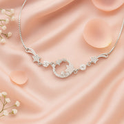 Star Cluster Box Chain Silver Bracelet