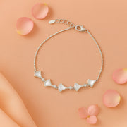 Lunara Shell Fan Silver Bracelet