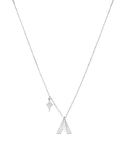 Elegant Plane Silver Pendant