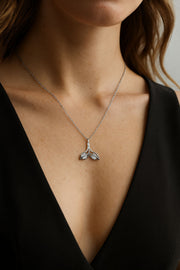 Mermaid Tail Silver Pendant