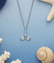 Mermaid Tail Silver Pendant