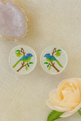 Songbird Garden Silver Earring