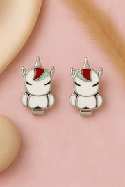 Magical Unicorn Silver Studs