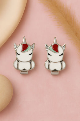 Magical Unicorn Silver Studs